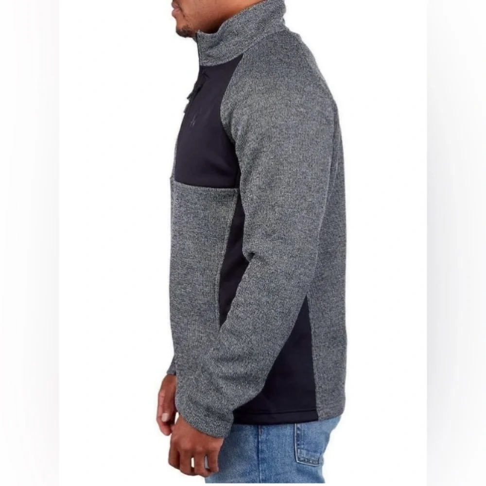 NWT Spyder Men's Half Zip Sweater Gait Knit Pullover Jacket